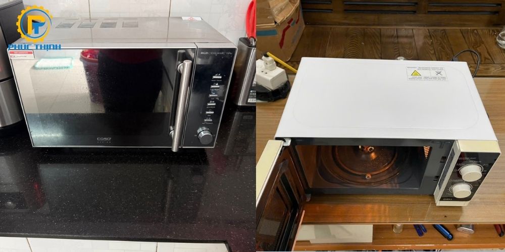 Lò vi sóng điện tử là loại phổ biến nhất Lò vi sóng điện tử là loại phổ biến nhất