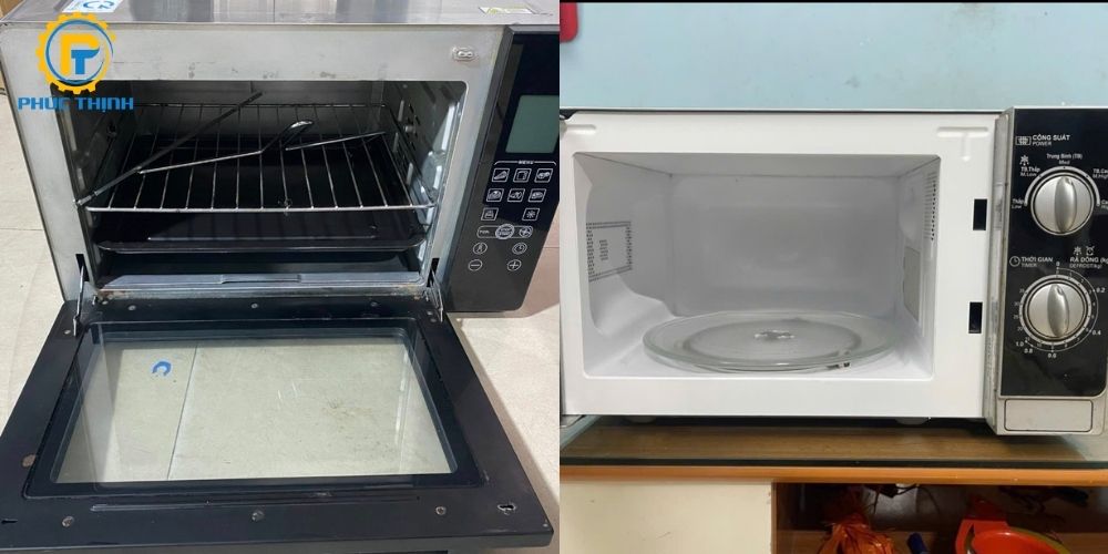 Cần sửa lò vi sóng khi lò phát ra tia lửa hoặc có mùi khét Cần sửa lò vi sóng khi lò phát ra tia lửa hoặc có mùi khét