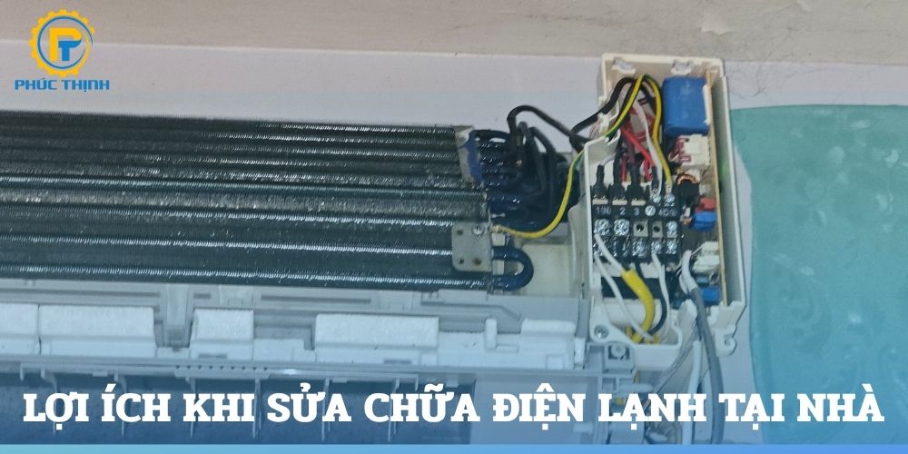 Dịch vụ sửa chữa điện lạnh tại nhà đem lại nhiều lợi ích thiết thực