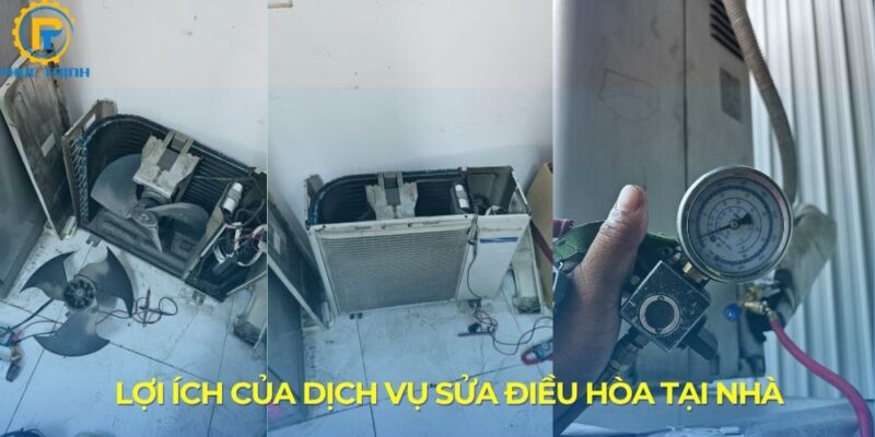 Dịch vụ sửa điều hòa tại nhà tiết kiệm thời gian và chi phí