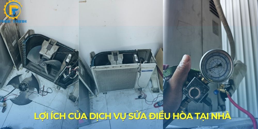 Dịch vụ sửa điều hòa tại nhà tiết kiệm thời gian và chi phí