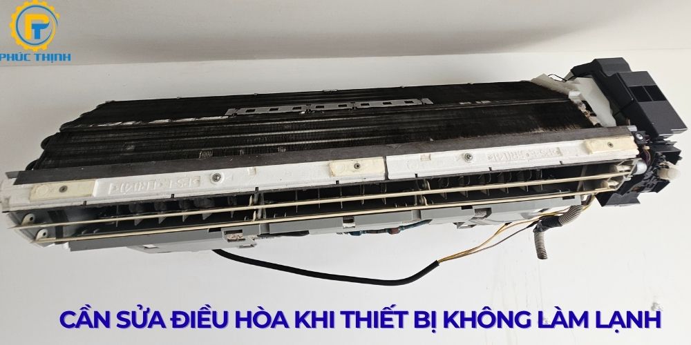 Cần sửa điều hòa ngay khi máy không thể làm lạnh