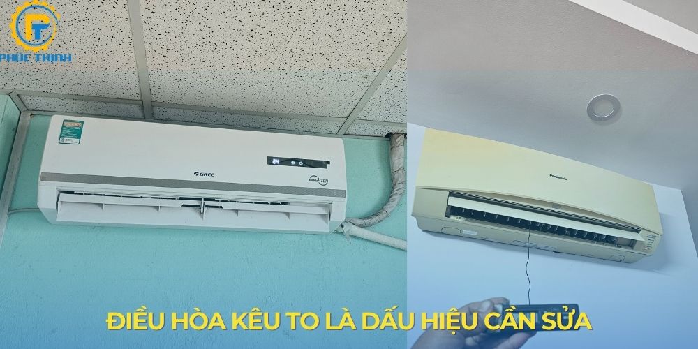 Tìm kiếm đơn vị sửa điều hòa tại nhà khi máy kêu to