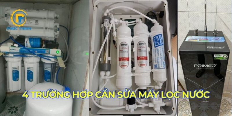 4 tình huống bạn cần sửa máy lọc nước