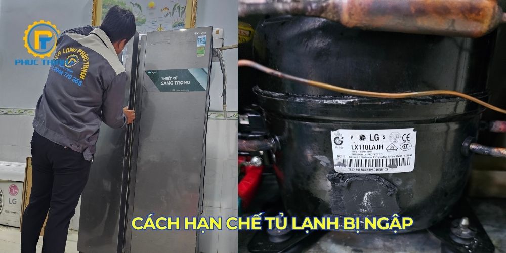 Cách hạn chế tủ bị ngập và giảm thiểu thiệt hại tối đa