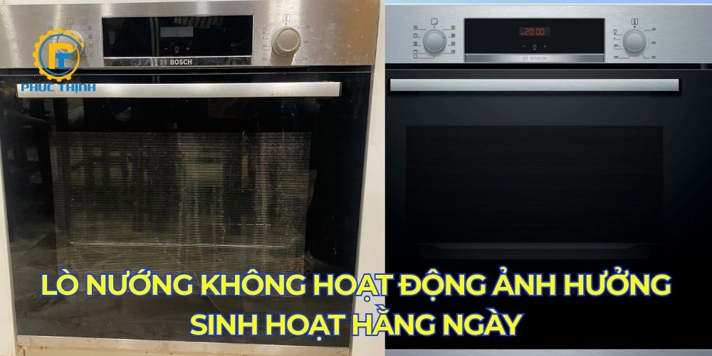 Lò nướng không hoạt động ảnh hưởng đến việc nấu nướng