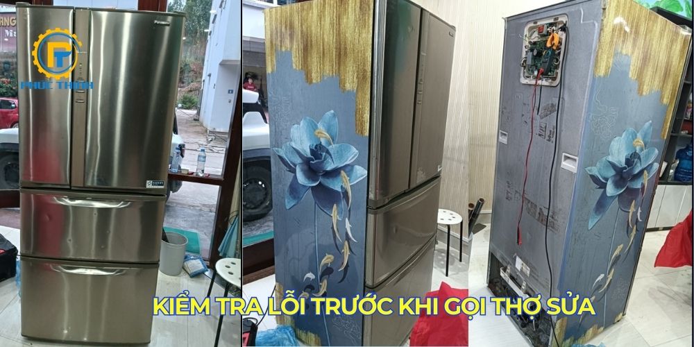 Kiểm tra lỗi trước khi gọi thợ sửa tủ lạnh bị ngập nước