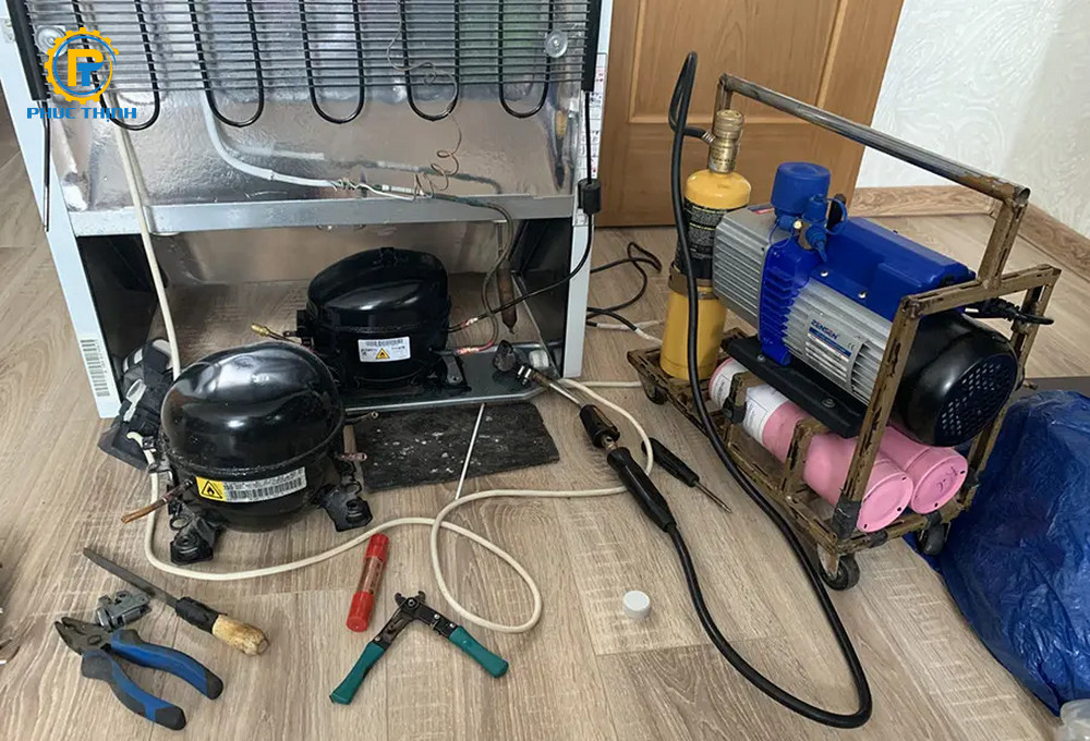 Kiểm tra, nạp gas cho tủ lạnh không đóng đá Kiểm tra, nạp gas cho tủ lạnh không đóng đá
