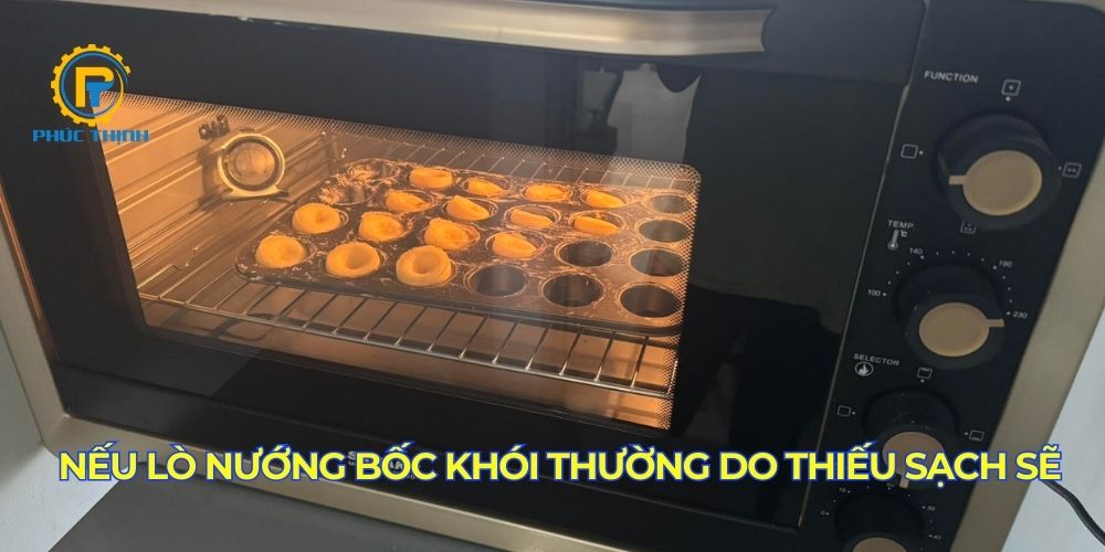 Lò bốc khói thường do bạn không vệ sinh thường xuyên